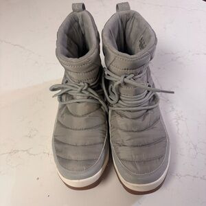 Ryka Highlight Winter Boots 10W Gray Faux Fur Lined Snow Boots